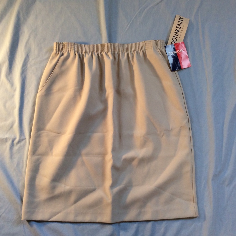 NWT! Gray Dress/Work Skirt with Pockets DonnKenny!